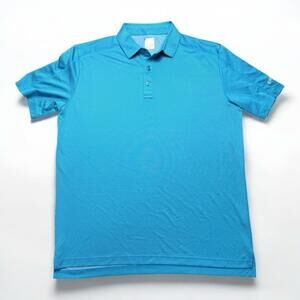Callaway Polo Shirt Men's Extra Large Blue Striped Golf Performance Opti Dri